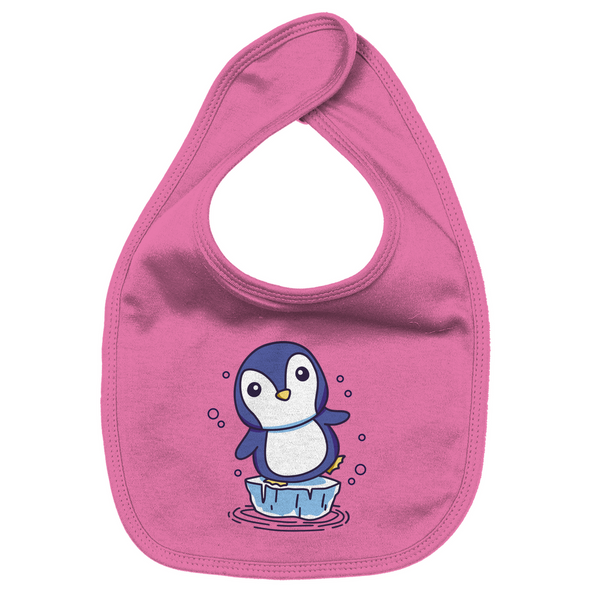 Pinguin Bio Baby-Lätzchen