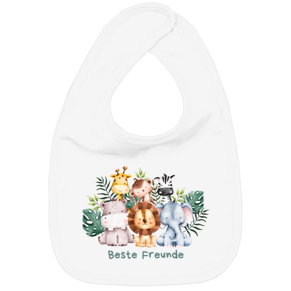 Tierische Freunde - Bio Baby-Lätzchen