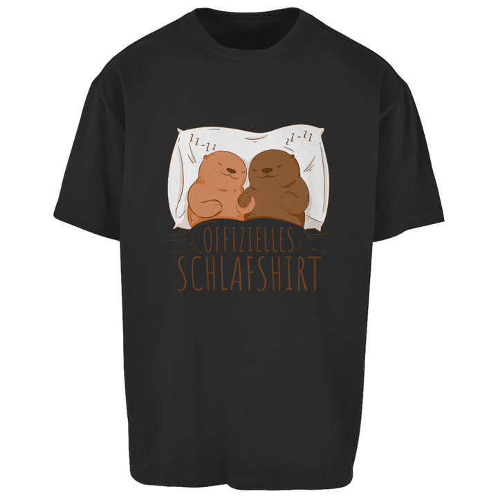 Otter Pärchen 2 Oversize Schlafshirt