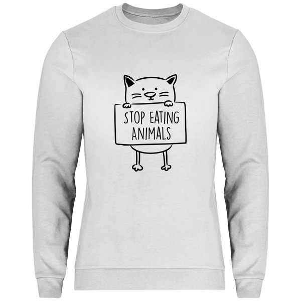 Stop Eating Animals - Herren Sweatshirt