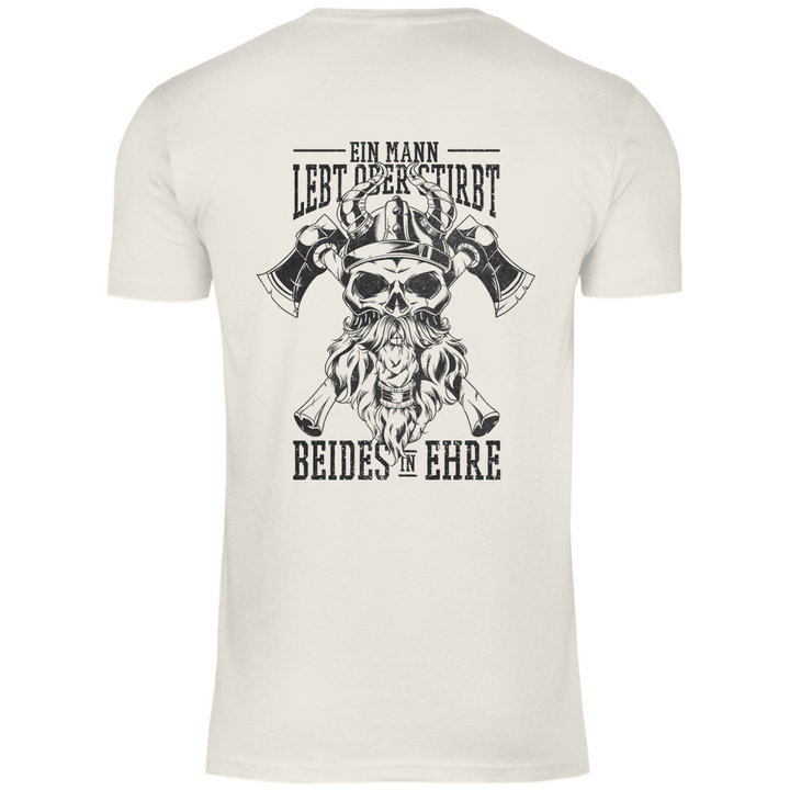 Ehre und Tod - Herren T - Shirt mit Rückendruck - Textilzauber