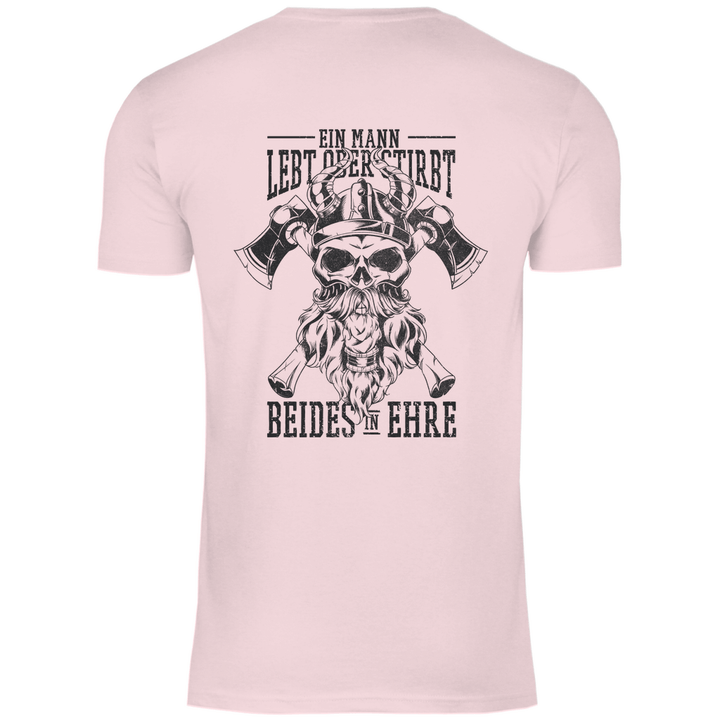 Ehre und Tod - Herren T - Shirt mit Rückendruck - Textilzauber
