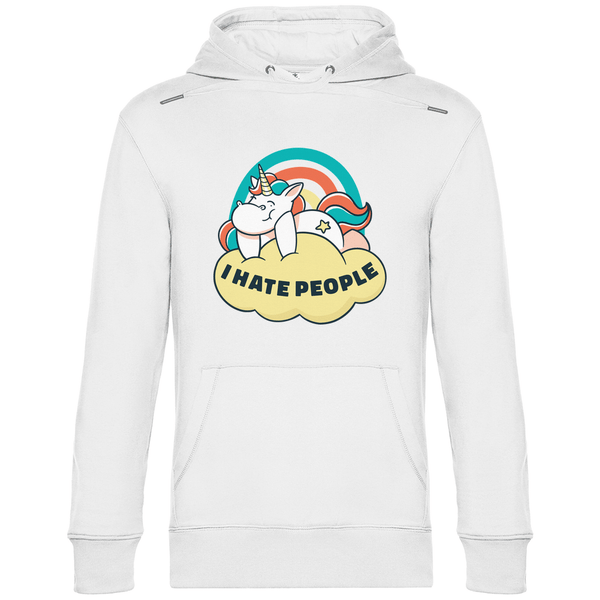 Einhorn Antisocial - Herren Hoodie - Textilzauber