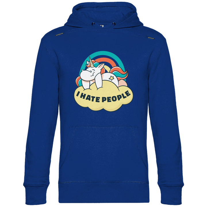 Einhorn Antisocial - Herren Hoodie - Textilzauber