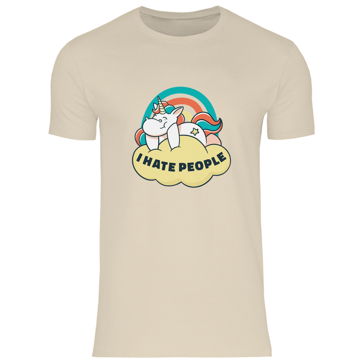 Einhorn Antisocial - Herren T - Shirt - Textilzauber