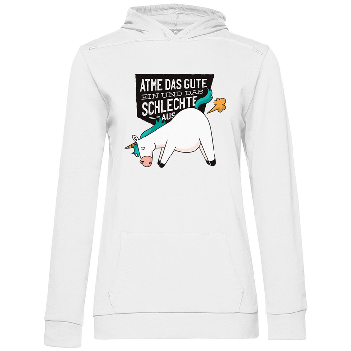 Einhorn - Furz - Damen Hoodie - Textilzauber