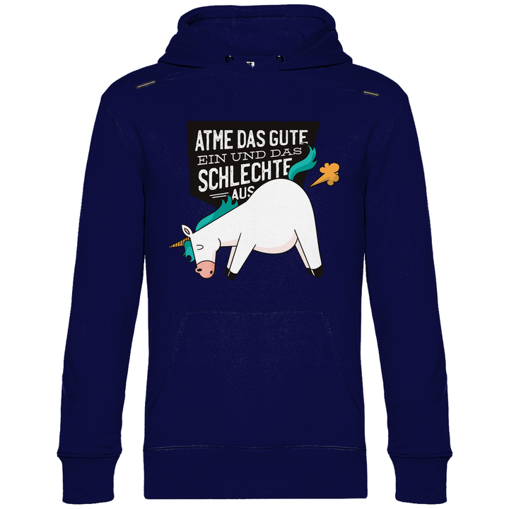 Einhorn - Furz - Herren Hoodie - Textilzauber