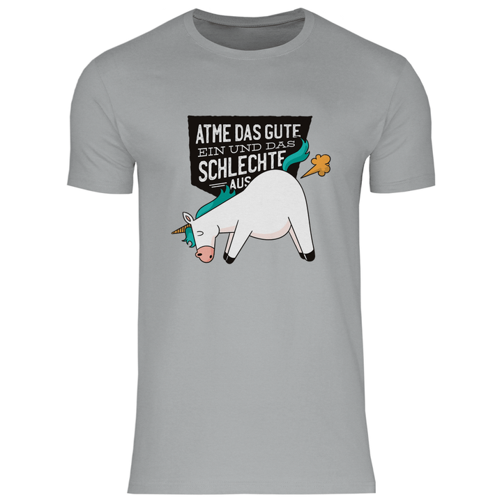 Einhorn - Furz - Herren T - Shirt - Textilzauber