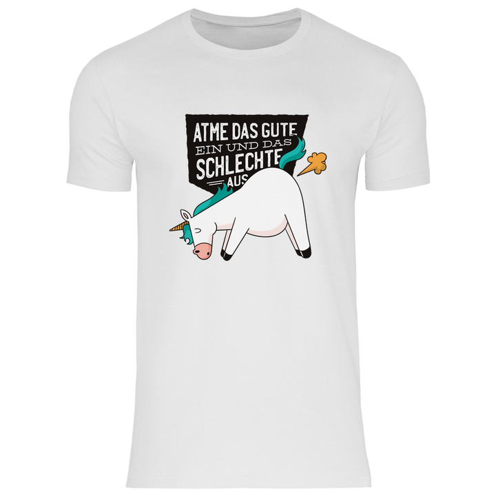 Einhorn - Furz - Herren T - Shirt - Textilzauber