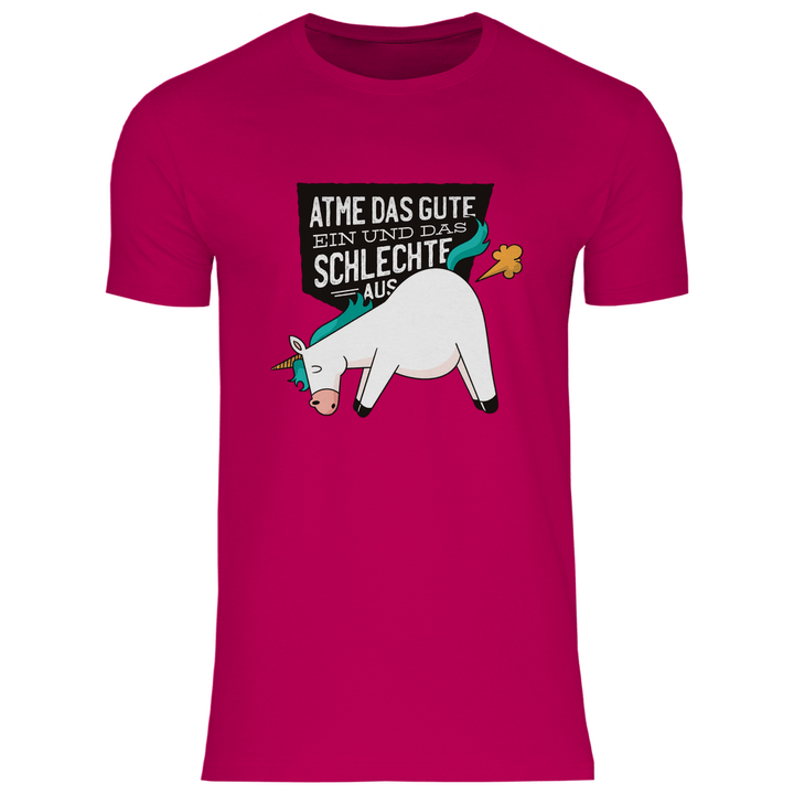 Einhorn - Furz - Herren T - Shirt - Textilzauber
