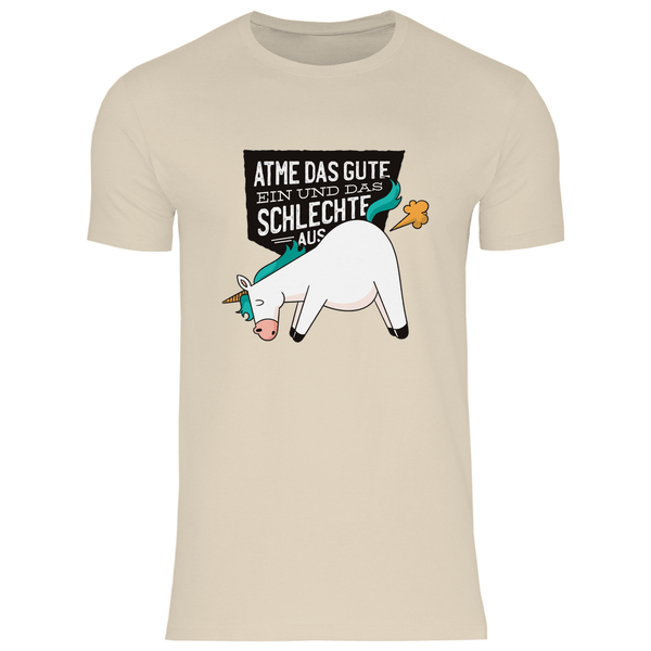 Einhorn - Furz - Herren T - Shirt - Textilzauber
