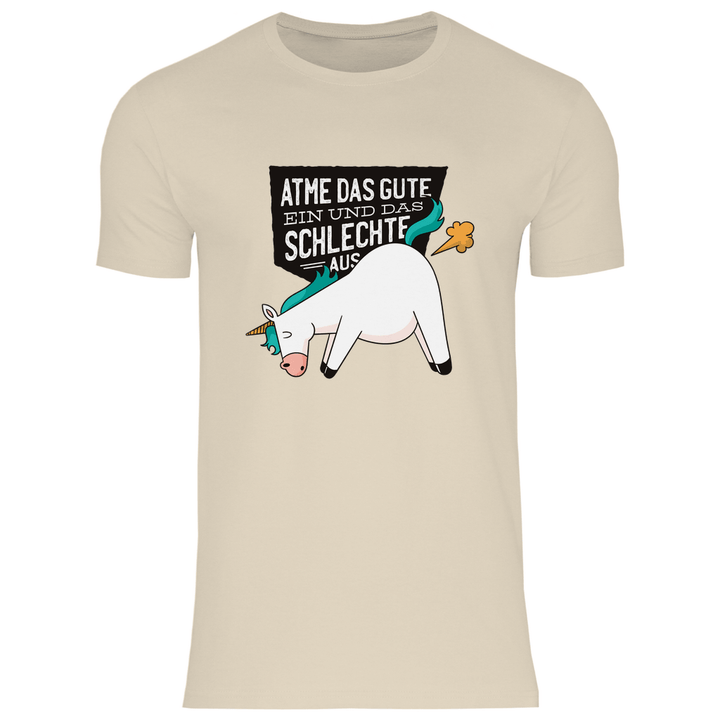 Einhorn - Furz - Herren T - Shirt - Textilzauber