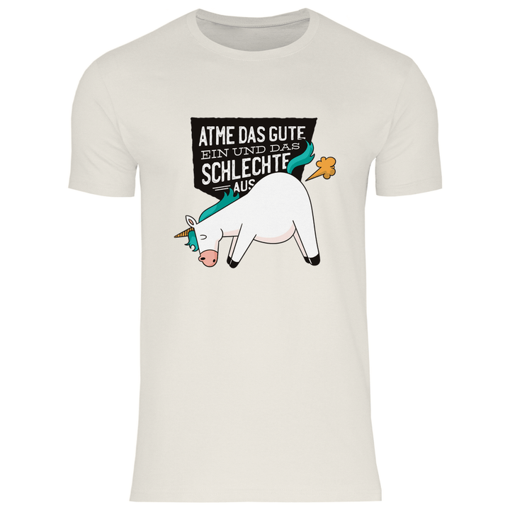 Einhorn - Furz - Herren T - Shirt - Textilzauber