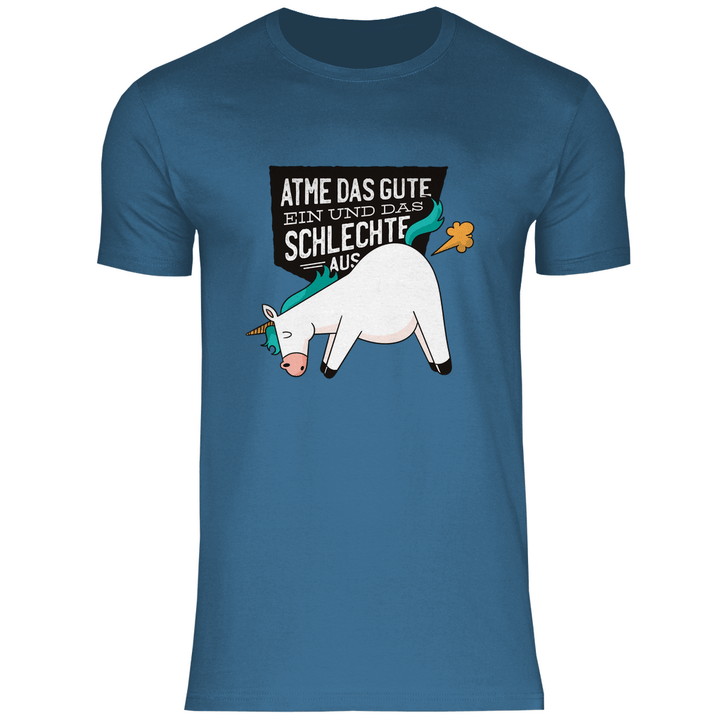 Einhorn - Furz - Herren T - Shirt - Textilzauber