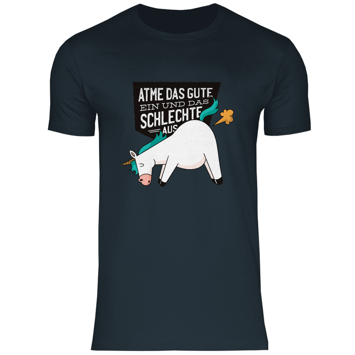 Einhorn - Furz - Herren T - Shirt - Textilzauber