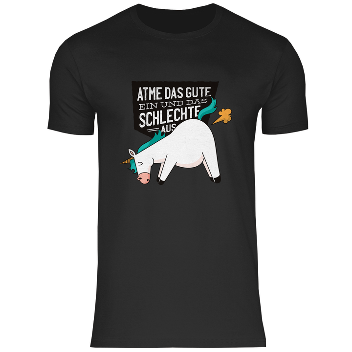 Einhorn - Furz - Herren T - Shirt - Textilzauber