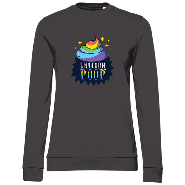 Einhorn Haufen - Damen Sweatshirt - Textilzauber