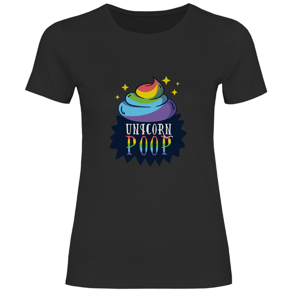 Einhorn Haufen - Damen T - Shirt - Textilzauber