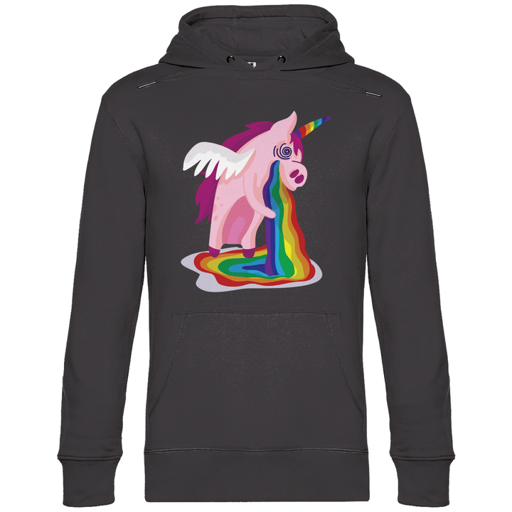 Einhorn Kotzt - Herren Hoodie - Textilzauber
