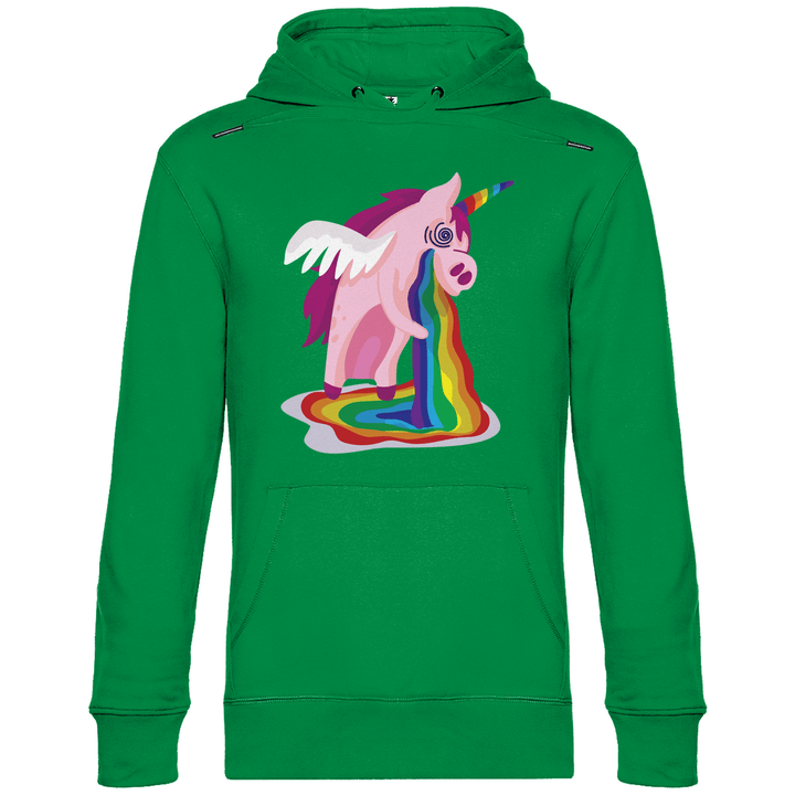 Einhorn Kotzt - Herren Hoodie - Textilzauber
