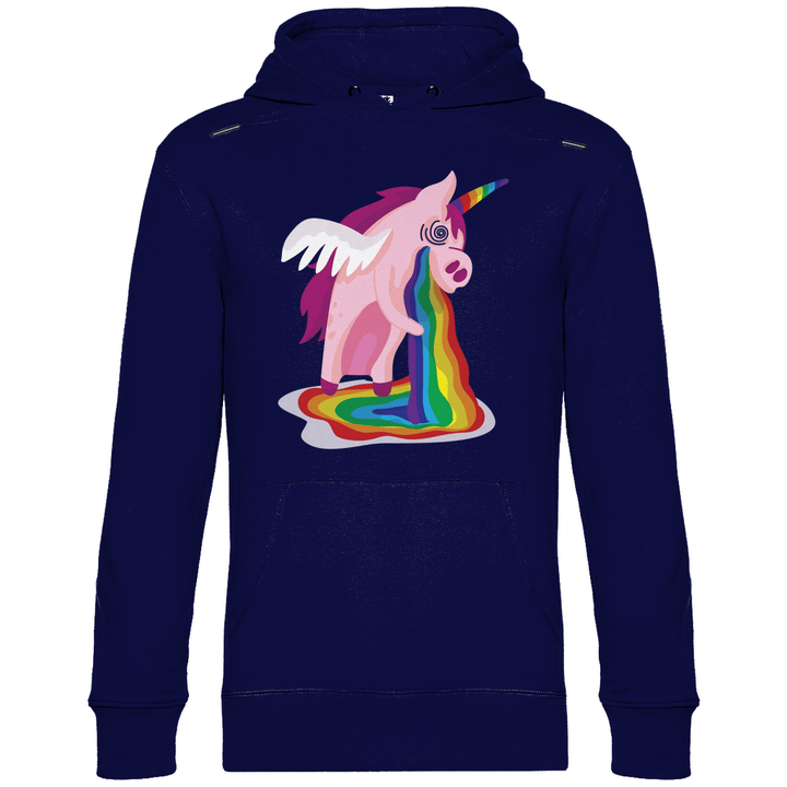 Einhorn Kotzt - Herren Hoodie - Textilzauber