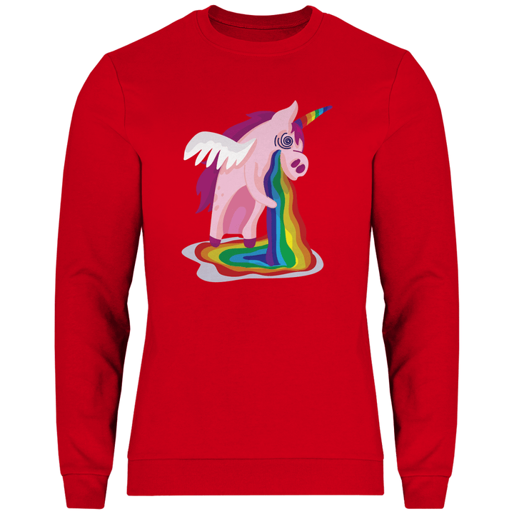 Einhorn Kotzt - Herren Sweatshirt - Textilzauber