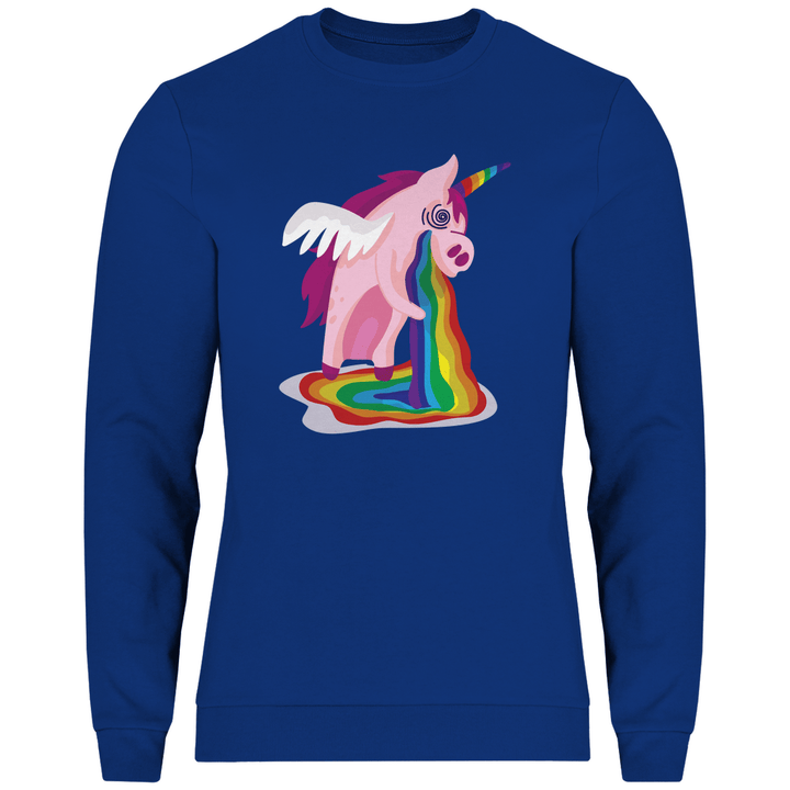 Einhorn Kotzt - Herren Sweatshirt - Textilzauber