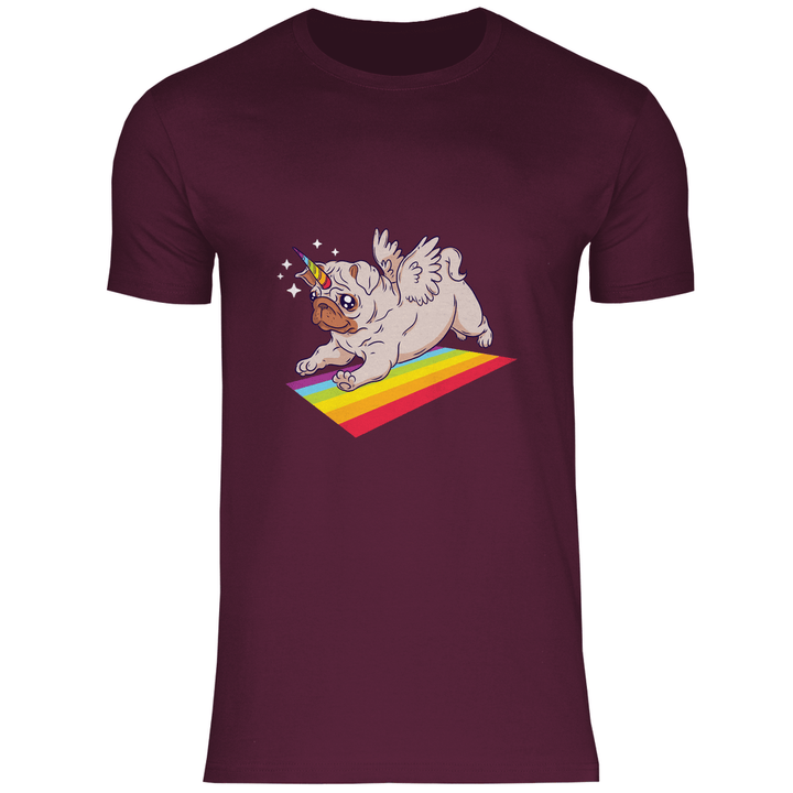 Einhorn Mops - Herren T - Shirt - Textilzauber