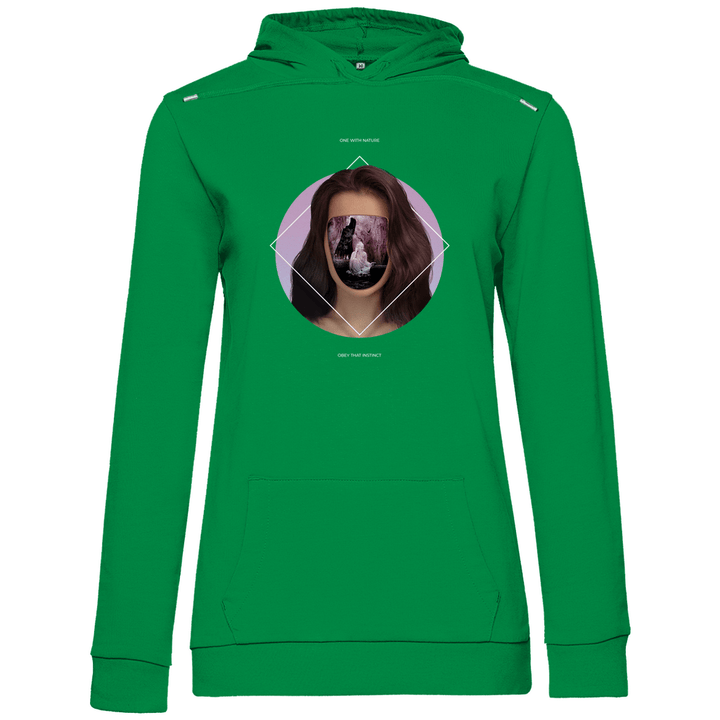 Eins mit der Natur - Damen Hoodie - Textilzauber