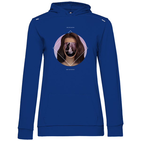 Eins mit der Natur - Damen Hoodie - Textilzauber