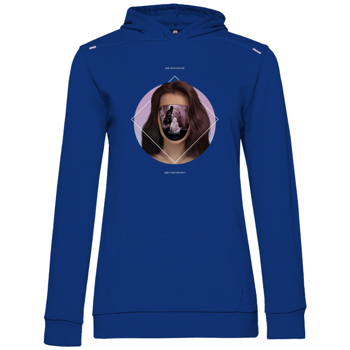 Eins mit der Natur - Damen Hoodie - Textilzauber