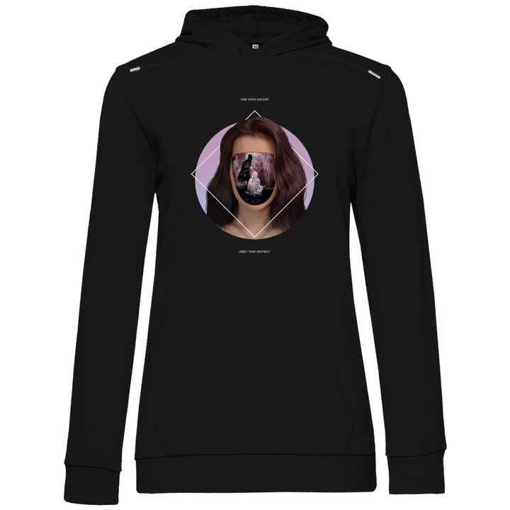 Eins mit der Natur - Damen Hoodie - Textilzauber