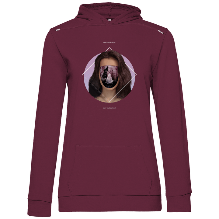 Eins mit der Natur - Damen Hoodie - Textilzauber