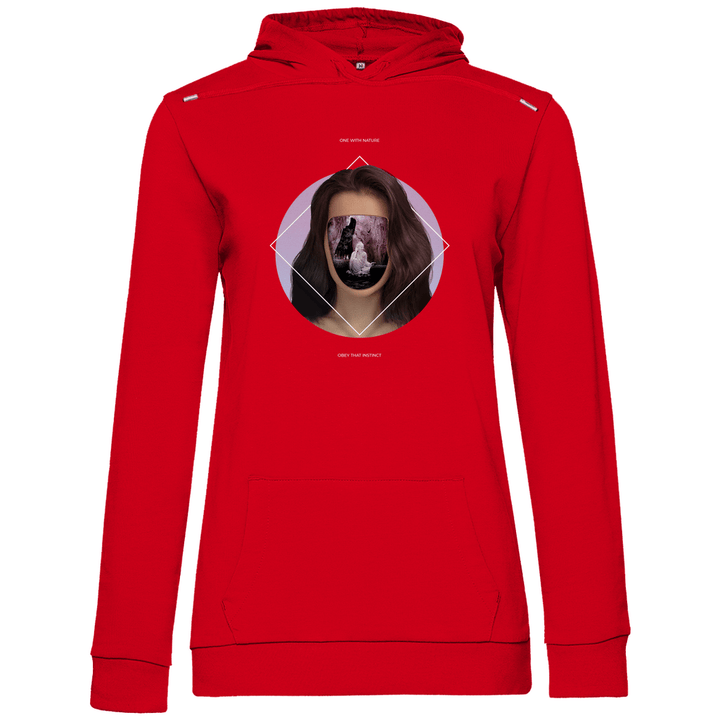 Eins mit der Natur - Damen Hoodie - Textilzauber