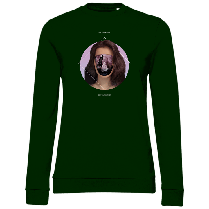 Eins mit der Natur - Damen Sweatshirt - Textilzauber