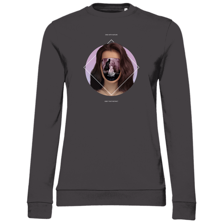 Eins mit der Natur - Damen Sweatshirt - Textilzauber