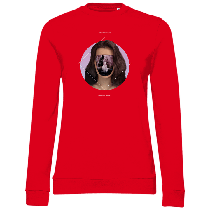 Eins mit der Natur - Damen Sweatshirt - Textilzauber