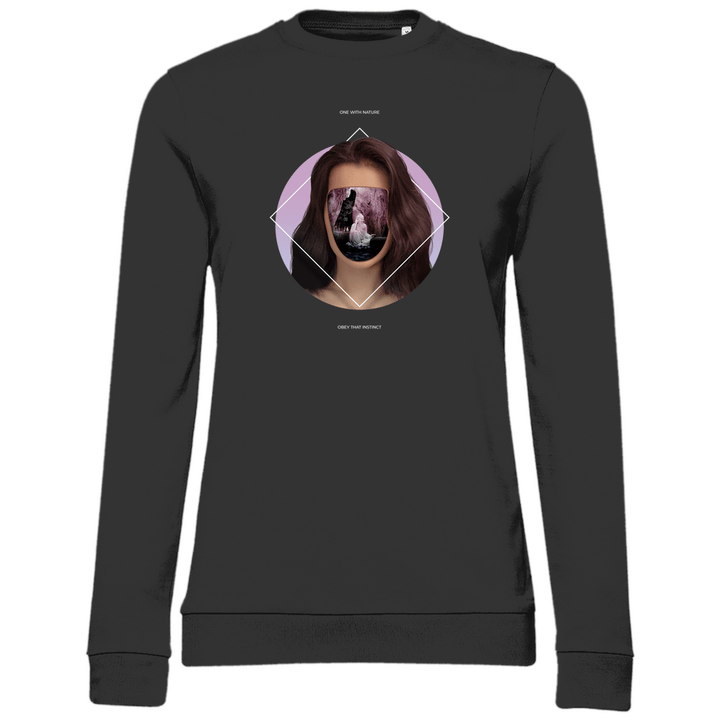 Eins mit der Natur - Damen Sweatshirt - Textilzauber