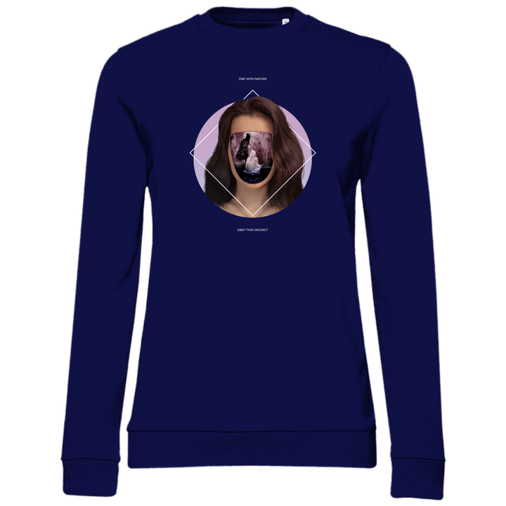 Eins mit der Natur - Damen Sweatshirt - Textilzauber