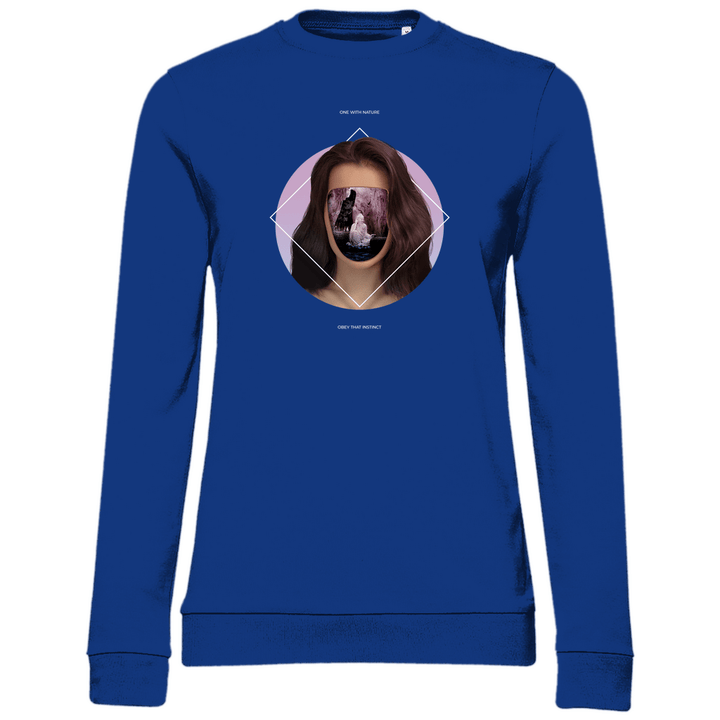 Eins mit der Natur - Damen Sweatshirt - Textilzauber