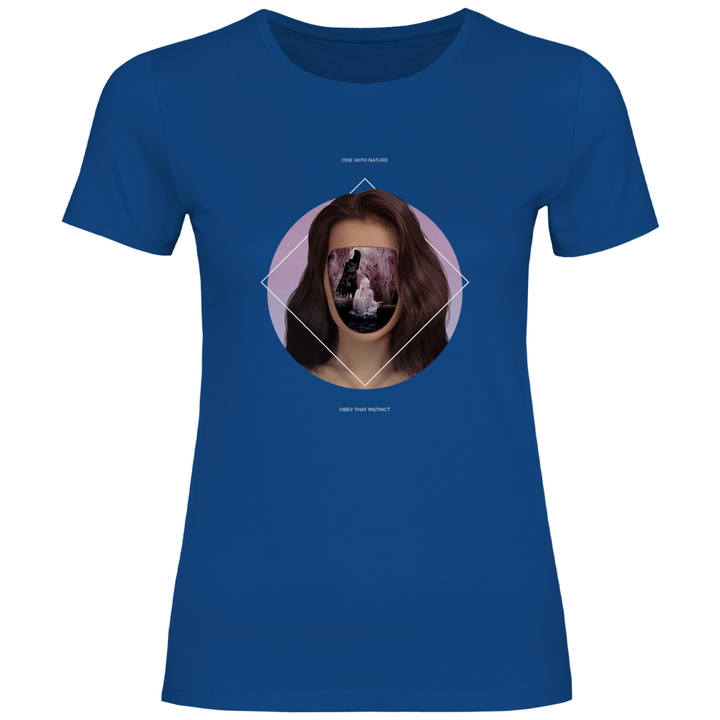 Eins mit der Natur - Damen T - Shirt - Textilzauber
