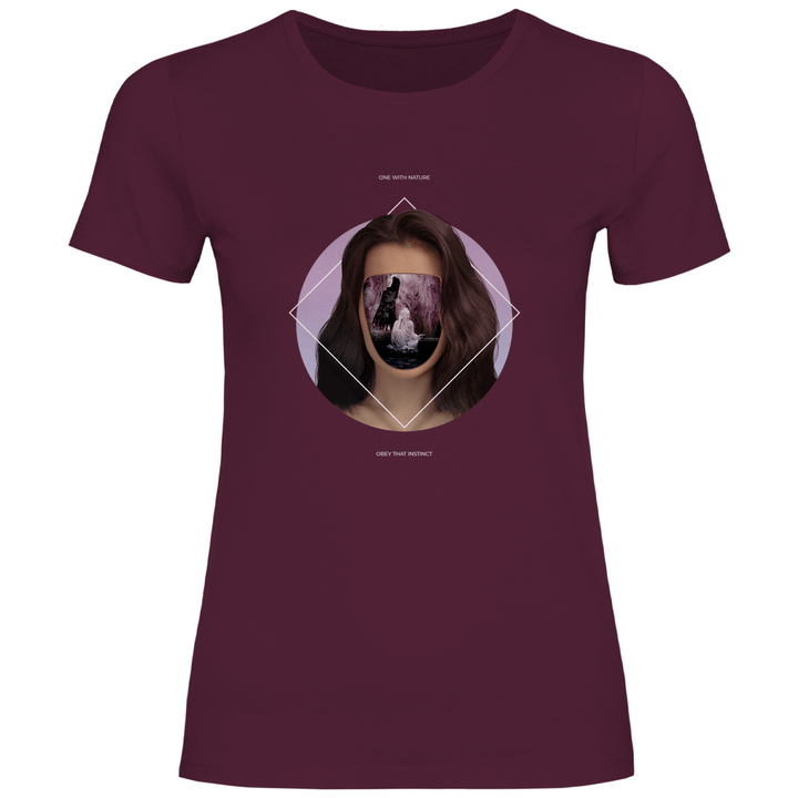 Eins mit der Natur - Damen T - Shirt - Textilzauber
