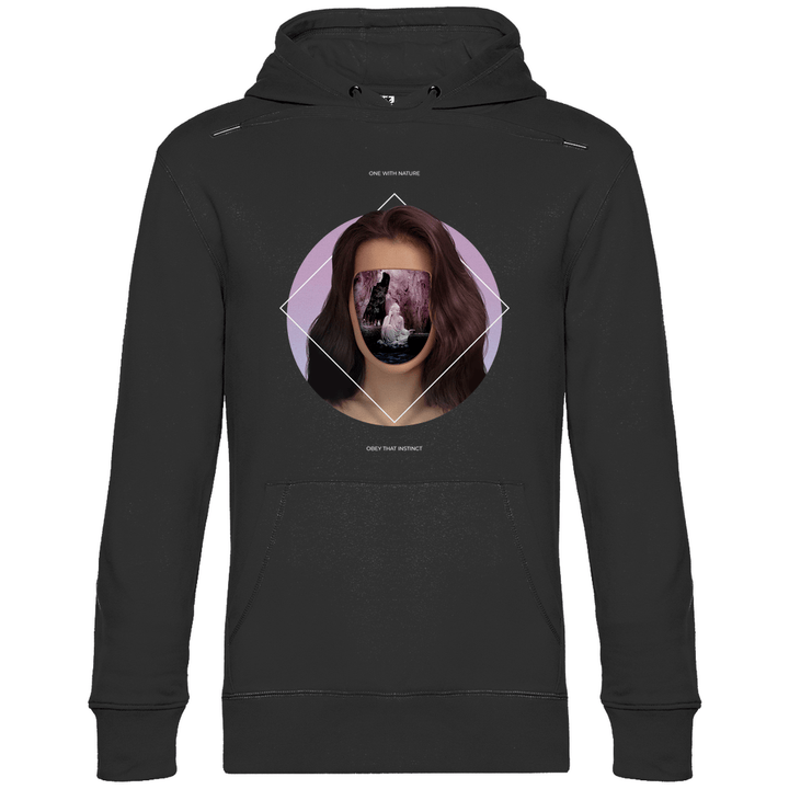 Eins mit der Natur - Herren Hoodie - Textilzauber