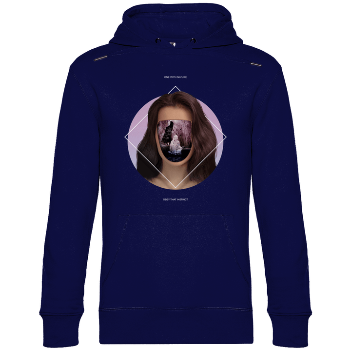Eins mit der Natur - Herren Hoodie - Textilzauber