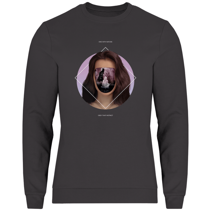 Eins mit der Natur - Herren Sweatshirt - Textilzauber