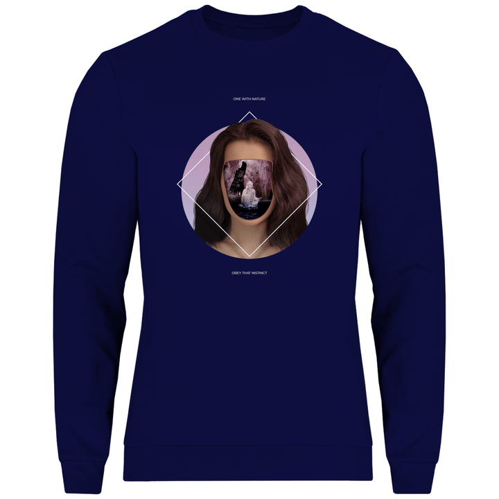 Eins mit der Natur - Herren Sweatshirt - Textilzauber