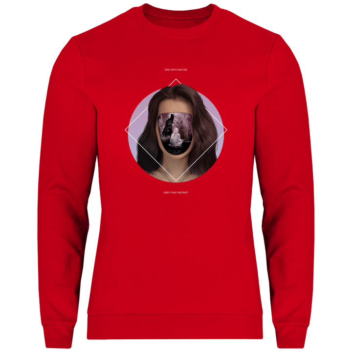Eins mit der Natur - Herren Sweatshirt - Textilzauber