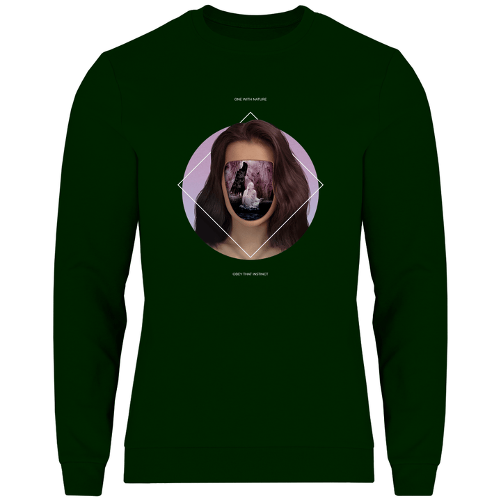 Eins mit der Natur - Herren Sweatshirt - Textilzauber