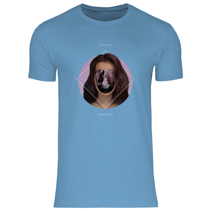Eins mit der Natur - Herren T - Shirt - Textilzauber