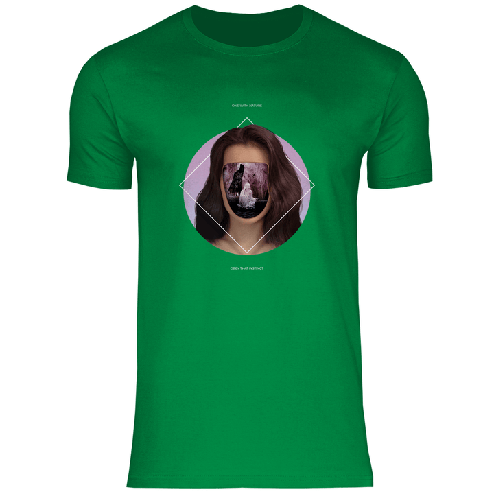 Eins mit der Natur - Herren T - Shirt - Textilzauber